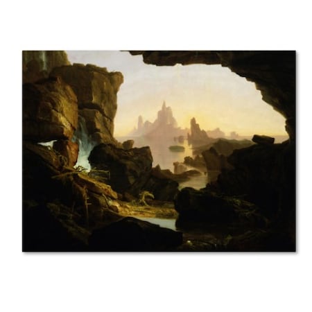 Trademark Fine Art Thomas Cole 'The Subsiding Of The Waters Of The Deluge' Canvas Art, 35x47 AA00855-C3547GG